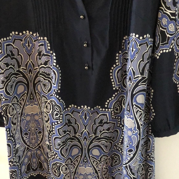 Banana Republic 100% silk dress/tunic sz XS - Picture 2 of 5